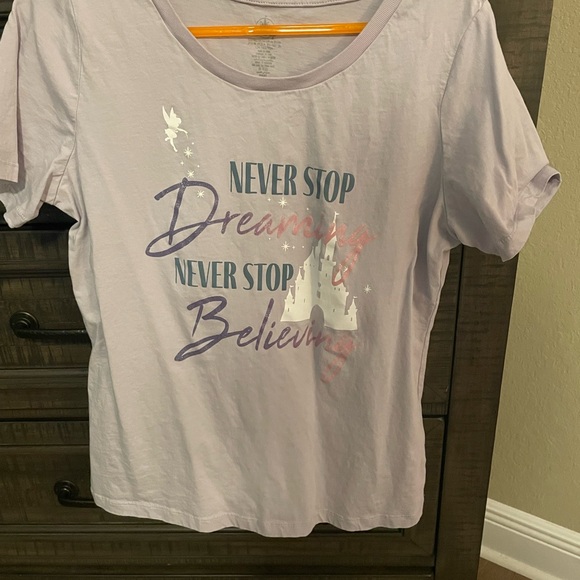 Disney Tops - Disney Purple Graphic Tee Short Sleeve